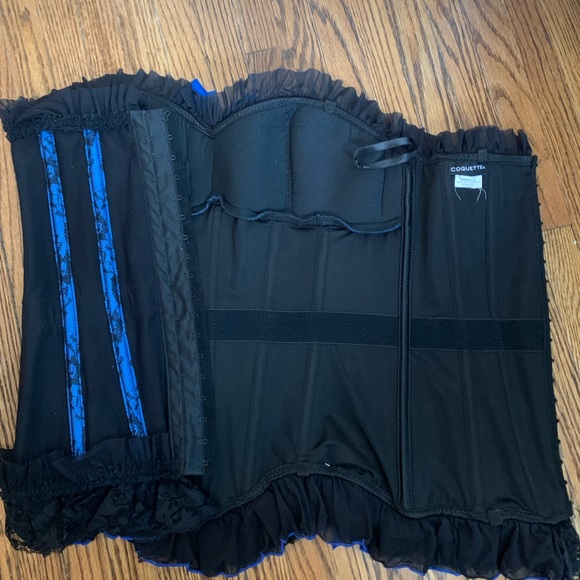 Black and blue corset M - Picture 3 of 5